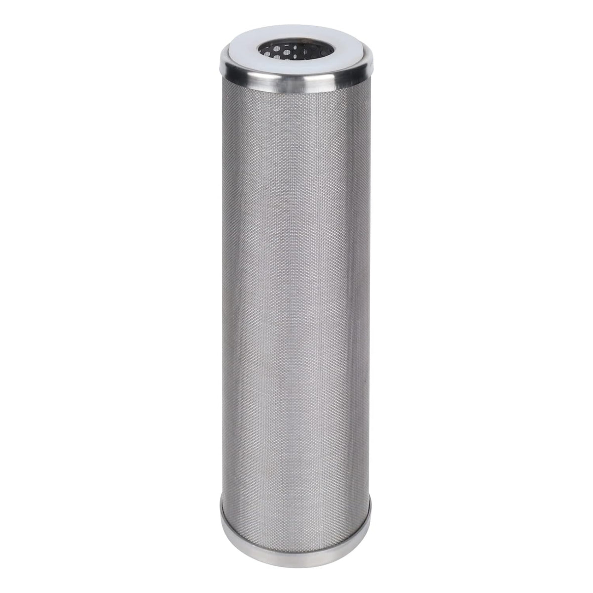 Amwater Stainless Steel Cleanable Wire Mesh Filter Cartridge 10”Length,2.5"OD(100 Micron)