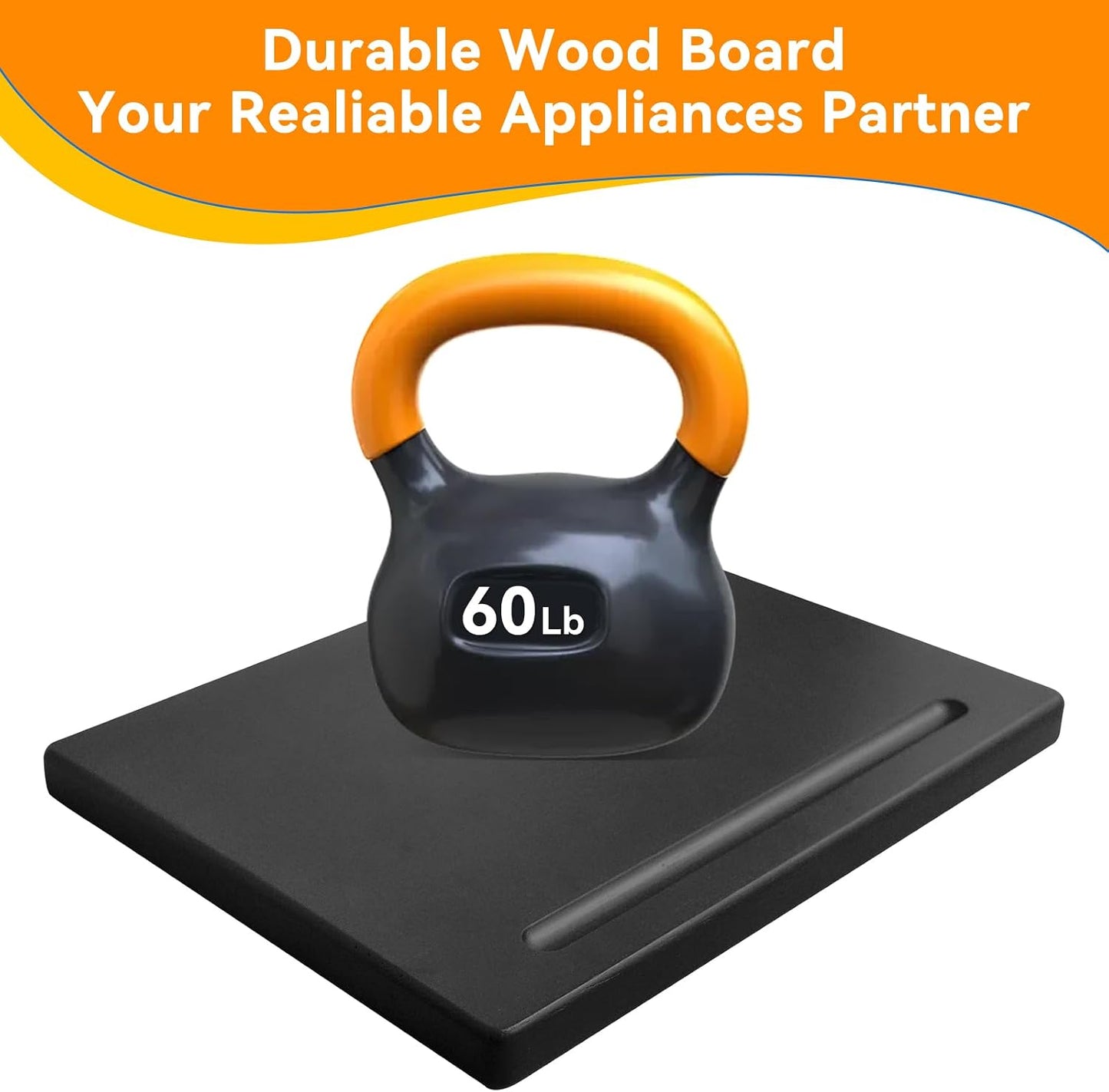 Wood Appliance Slider with 360' Wheels,14.5"D x 9.5"W Sliding Tray for Coffee Maker &amp; Heavy Kitchen Appliances,Countertop Appliance slider for Kitchen Appliance, Premium Wood Rolling Tray,No Assemble