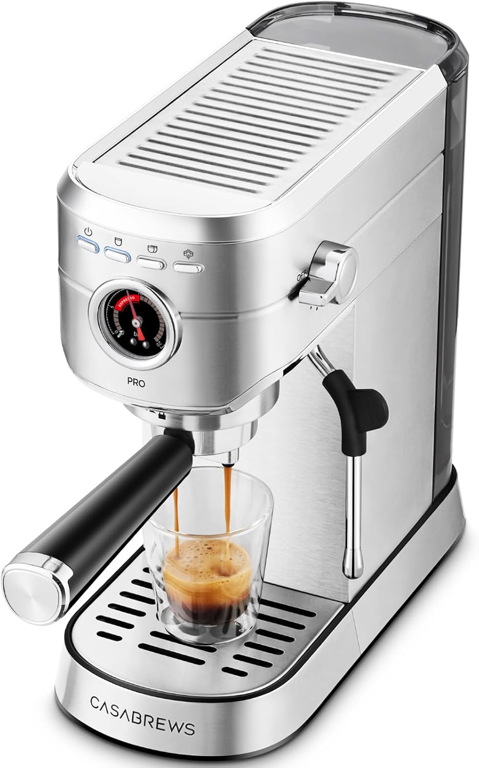 CASABREWS 5418 PRO Espresso Machine with Fast Heating System and Steam Wand