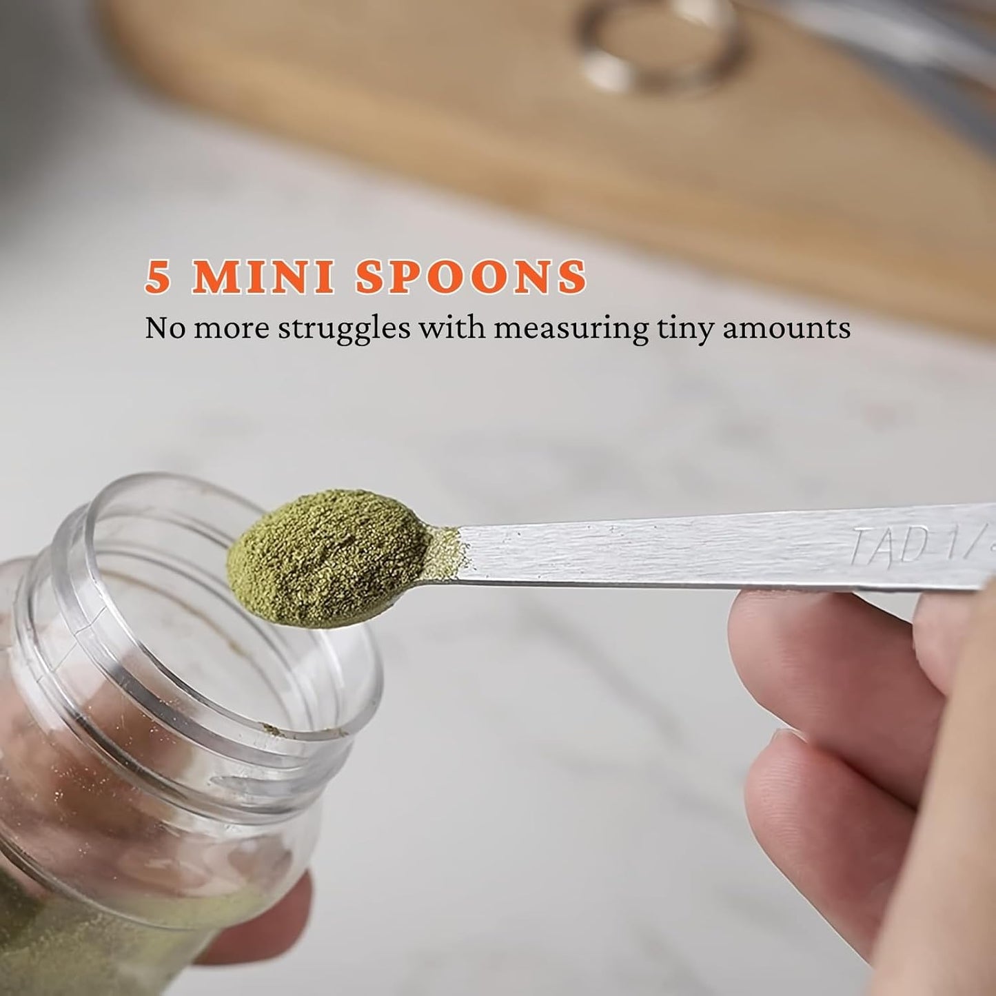 16PCS Stainless Steel Measuring Cups &amp; Spoons Set, Nesting Cups with Silicone Handles, 5 Metal Measuring Cups, 6 Round Spoons and 5 Mini Spoons for Cooking &amp; Baking