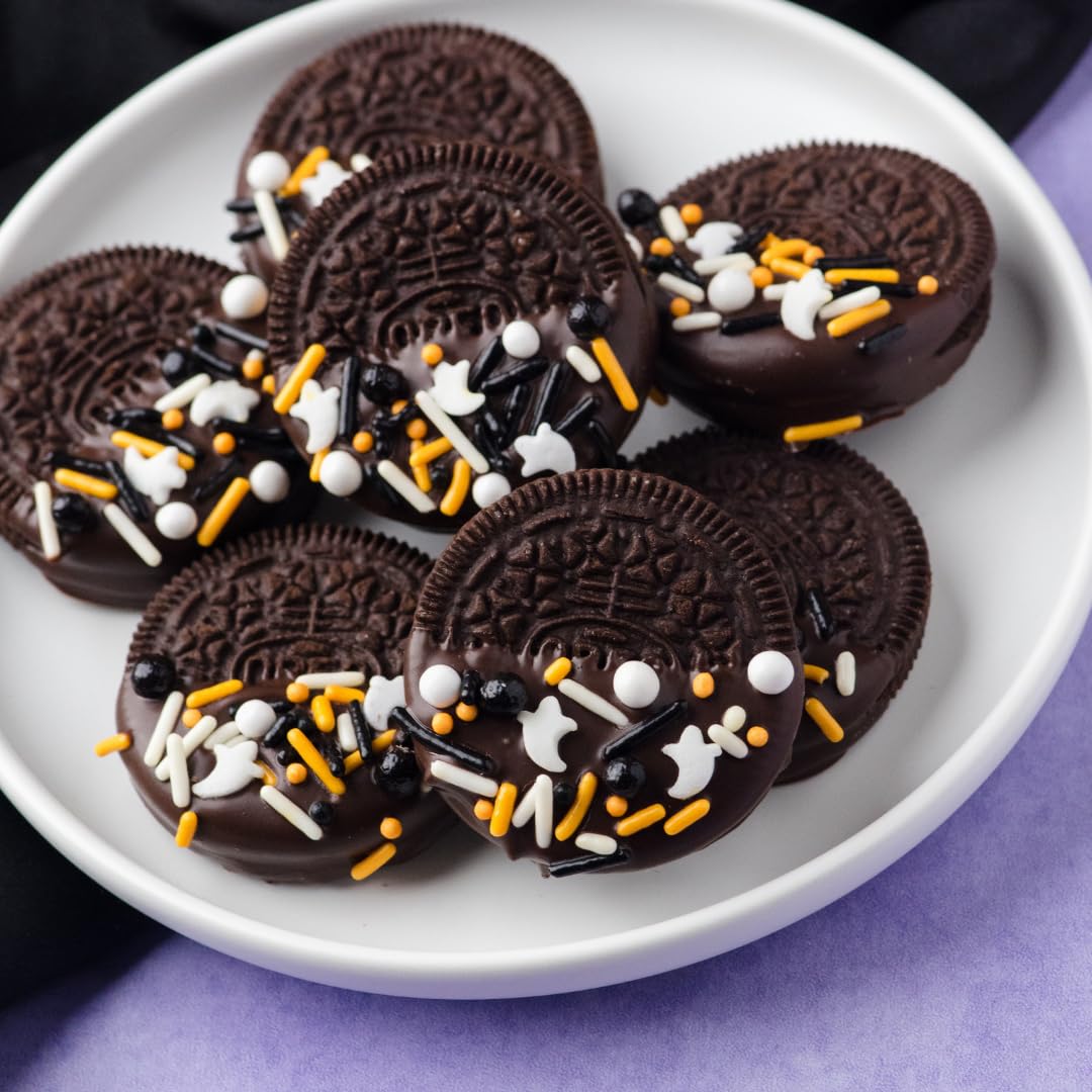 Sweets Indeed Dye Free Sprinkles for Baking, 3.6 ounces (Haunted House)