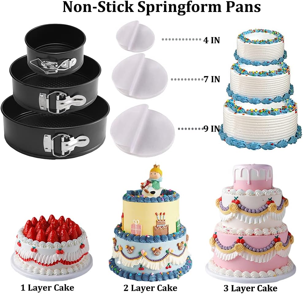 Cake Decorating Kit,678 Baking Supplies Kit with Cake Decorating Supplies