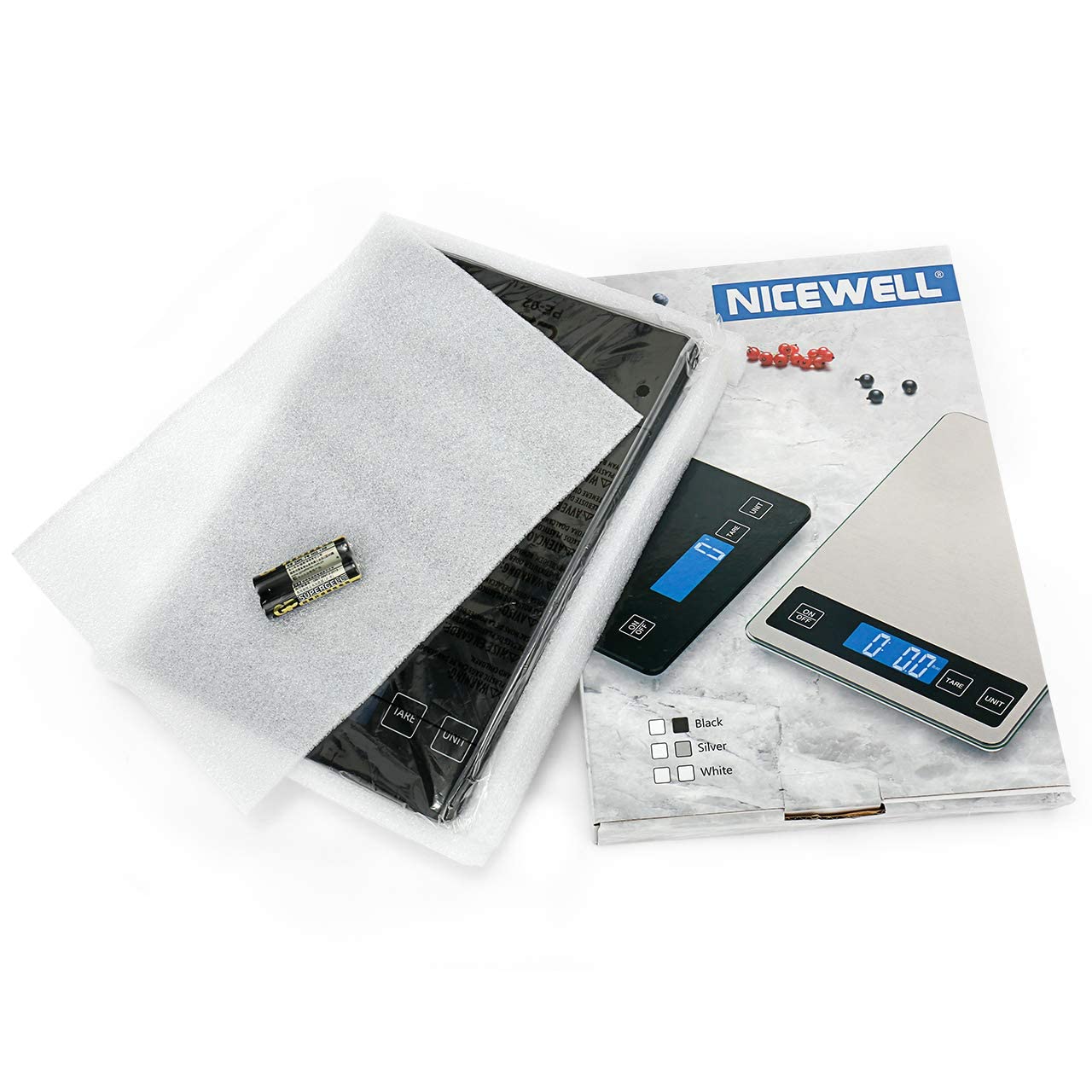 Nicewell Digital Kitchen Food Scale 22lb for Cooking Baking