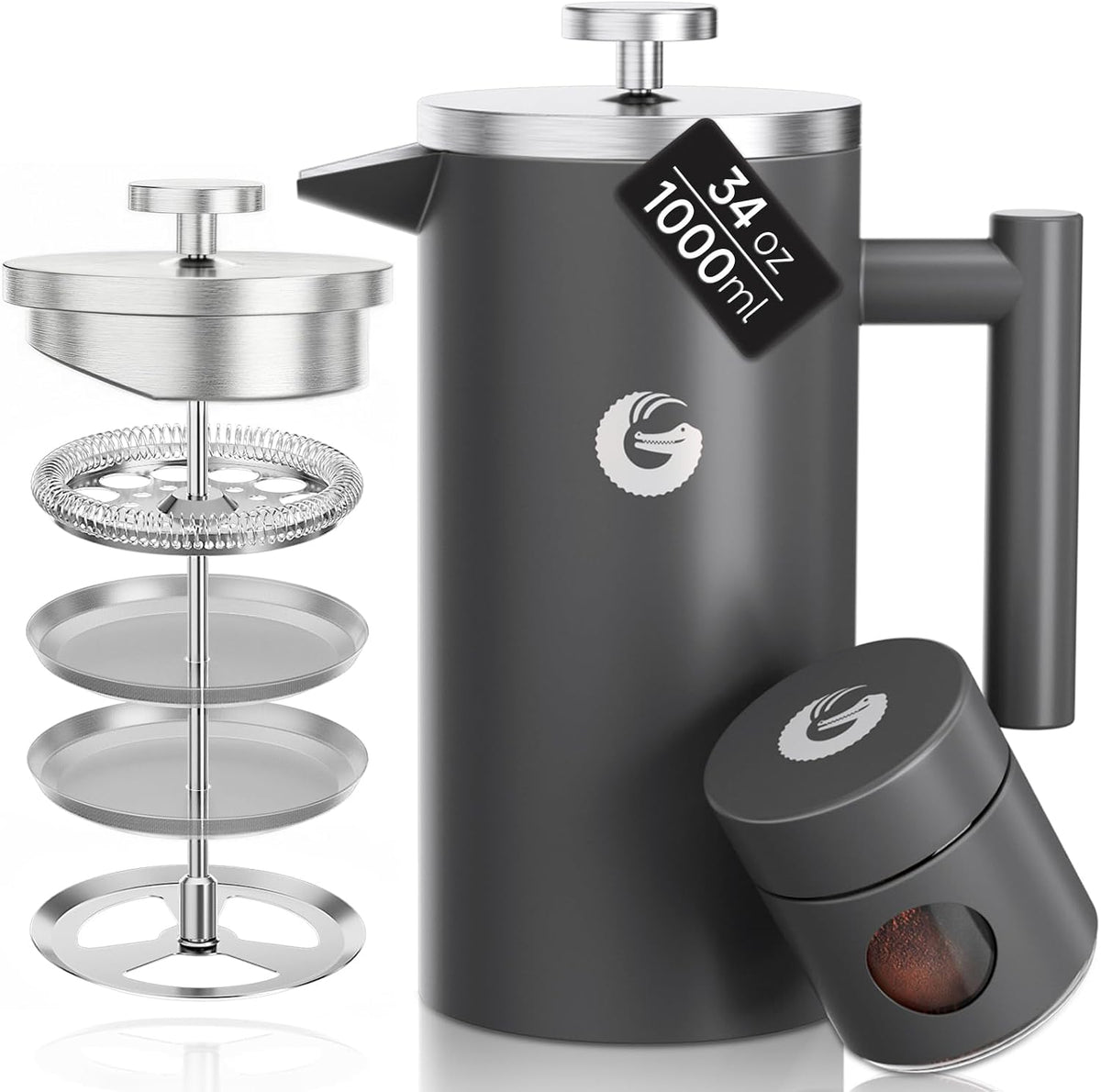 Coffee Gator French Press Coffee Maker 34 oz