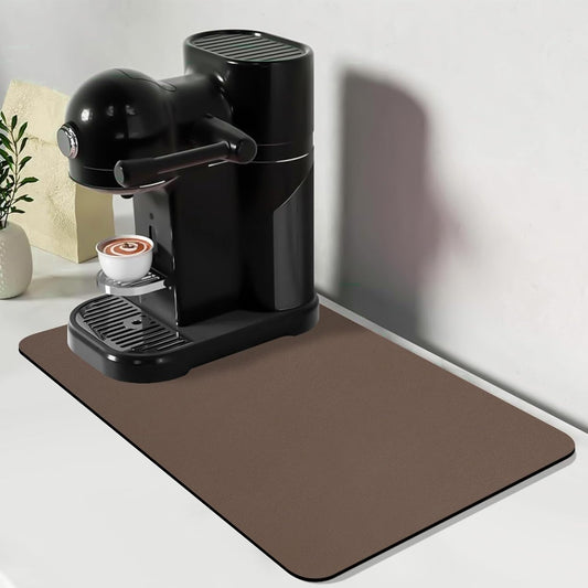 Bloss Coffee Mat, Bar Mat, Hide Stain Absorbent Drying Mat with Waterproof Rubber Back, Fit Under Coffee Maker Machine Pot