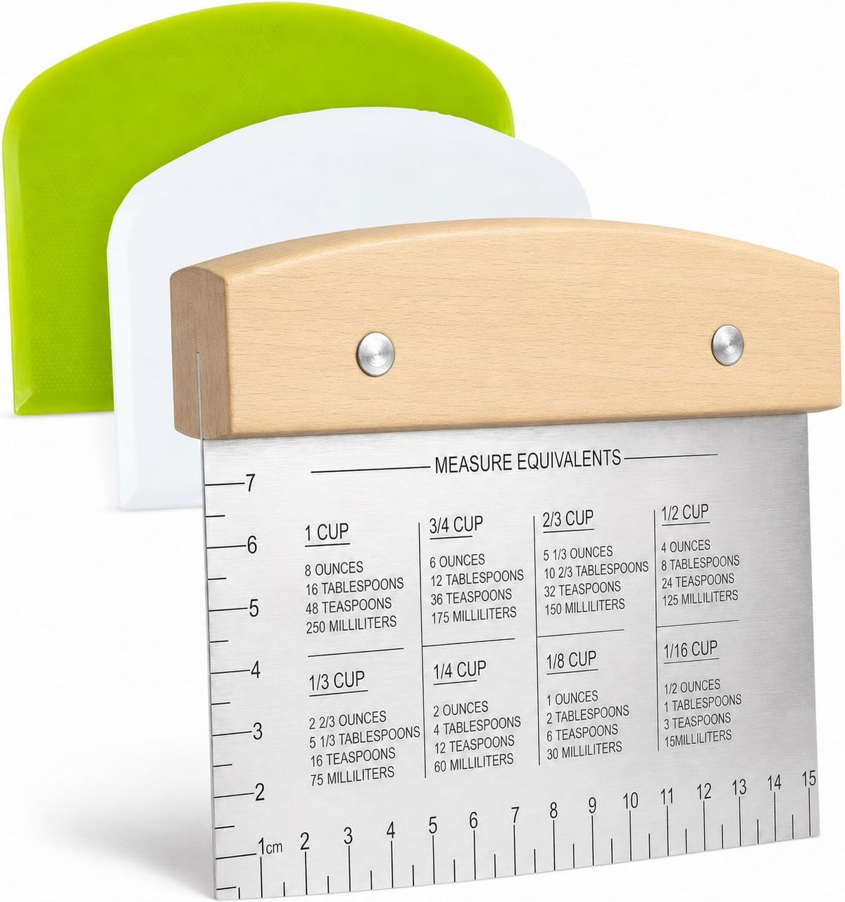 BOORIKA Dough Scraper & Bench Scraper Kitchen
