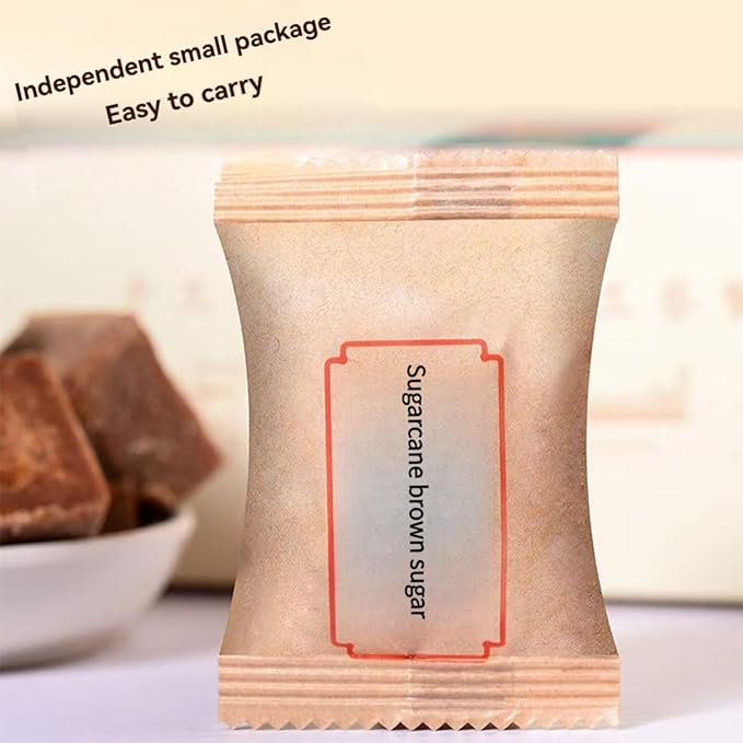 Brown Sugar Cubes (10.58oz/300g) - Additive-Free, traditionally made from sugarcane Brown sugar/black sugar,Dissolves Completely for Coffee, Tea & Baking. ﻿