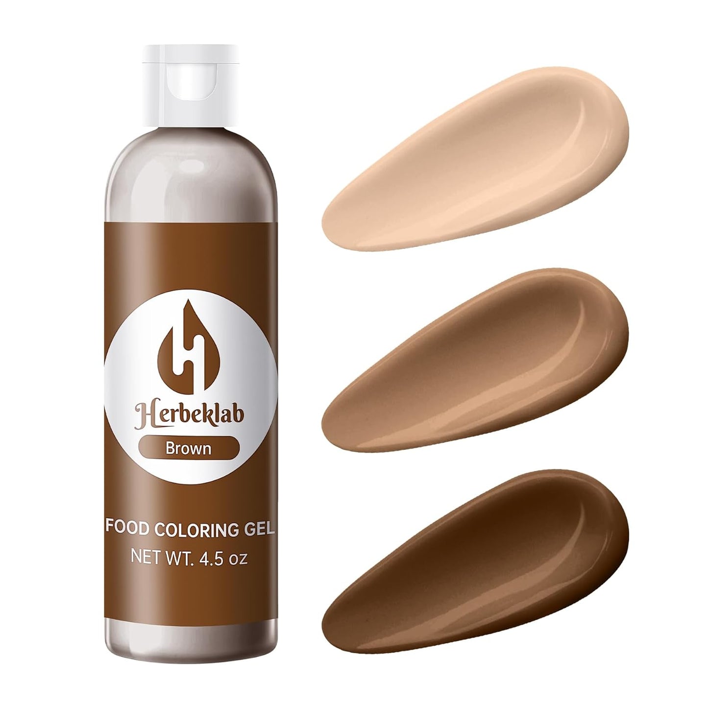 Brown Food Coloring Gel 4.5 Oz Professional Grade Brown Food Dye Concentrated Gel Food Coloring for 