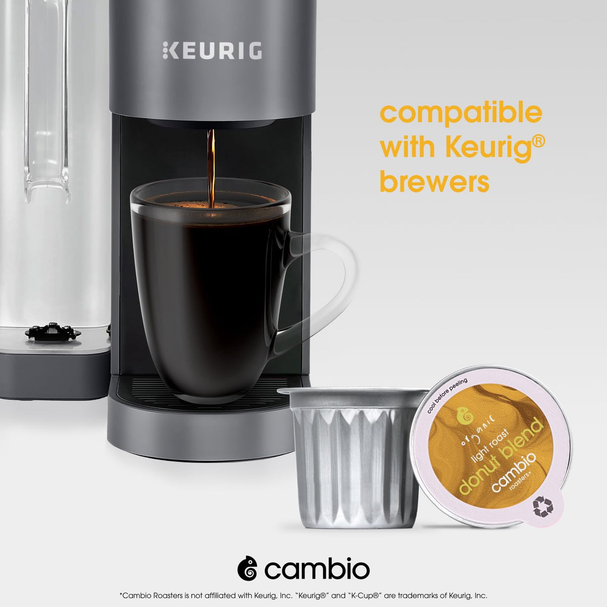 Cambio Roasters Light Roast Coffee Pods - Recyclable Aluminum Pods, 10ct