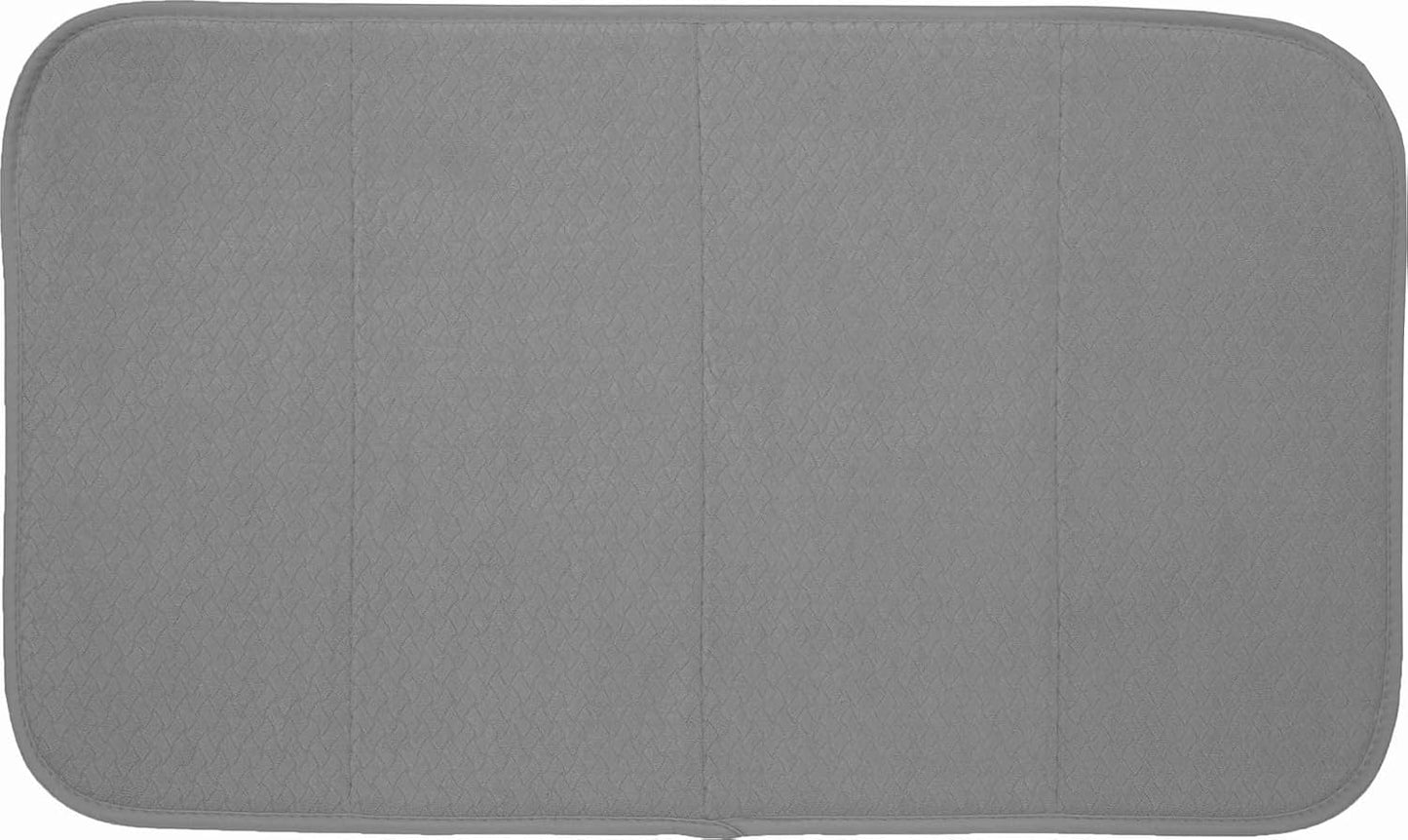 All-Clad Premium Reversible Dish Drying Mat for Kitchen: 16" x 28" Ultra-Absorbent, Long-Lasting, No Condensation, and Oversized for Large Pots and Pans - 1 Pack, Pewter