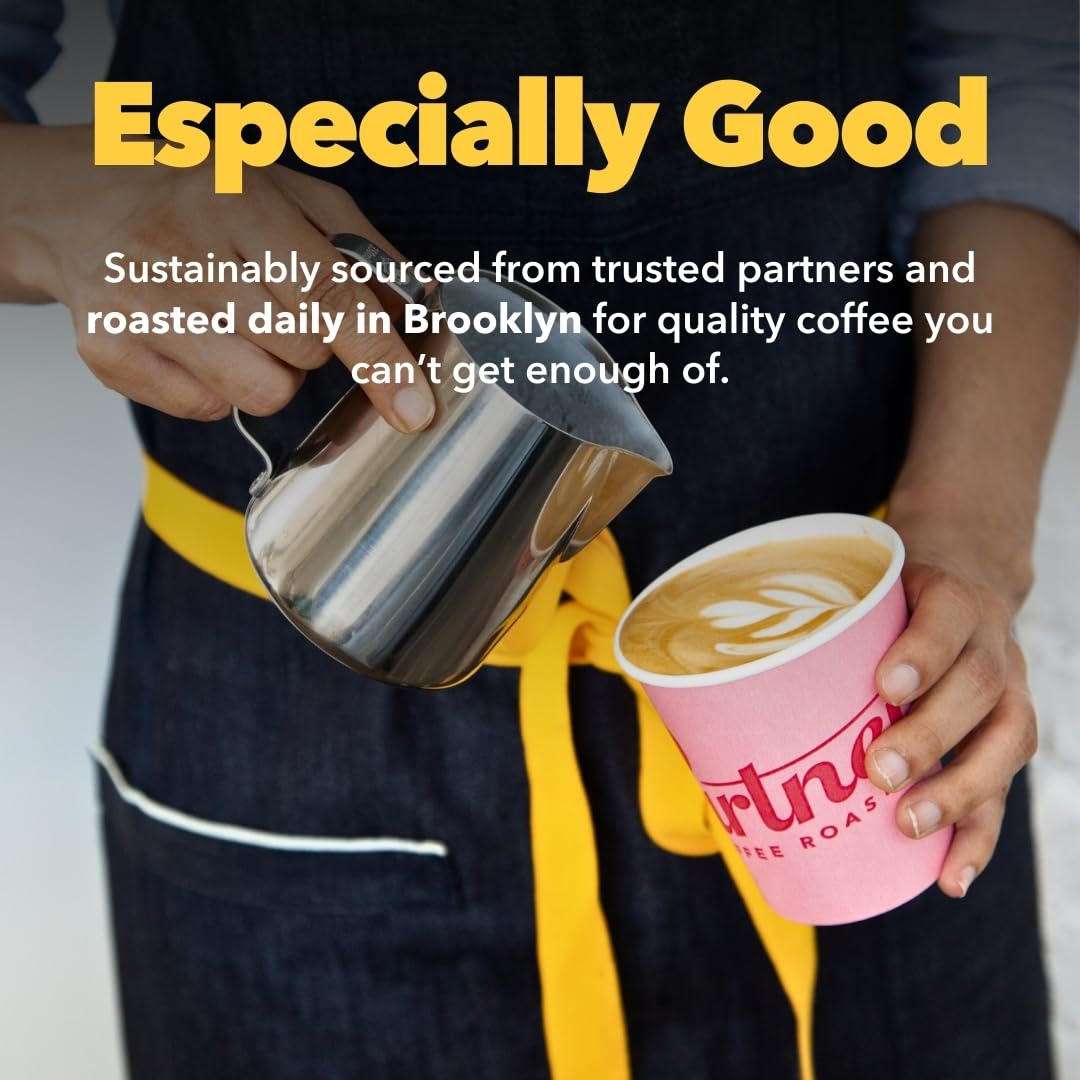 PARTNERS COFFEE ROASTERS - Whole Bean Coffee (El Ramo - Colombian, Light Roast) 12oz - Sweet Colombian Blend - Whole Coffee Beans - Lab Tested for Mycotoxins &amp; Heavy Metals - Hand Roasted in NYC