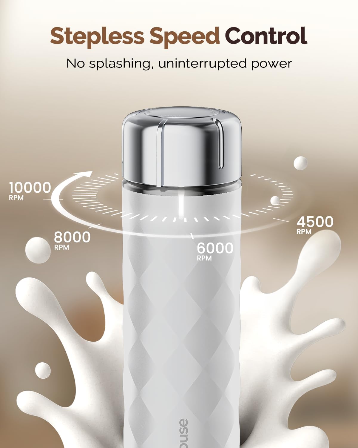 Maestri House LunaFro 2.0 Rechargeable Milk Frother