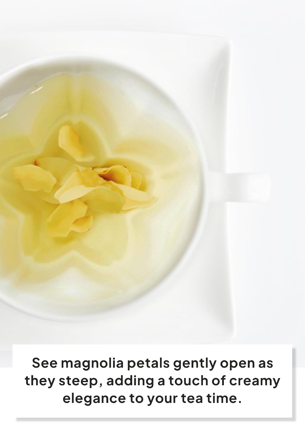 Korean Food KKOKDAM Magnolia Flower Tea, Decaf Floral Blend Sugar Free, 10g | Natural magnolia flower tea with no caffeine, sugar free, zero calories, and made with whole flowers in Korea.