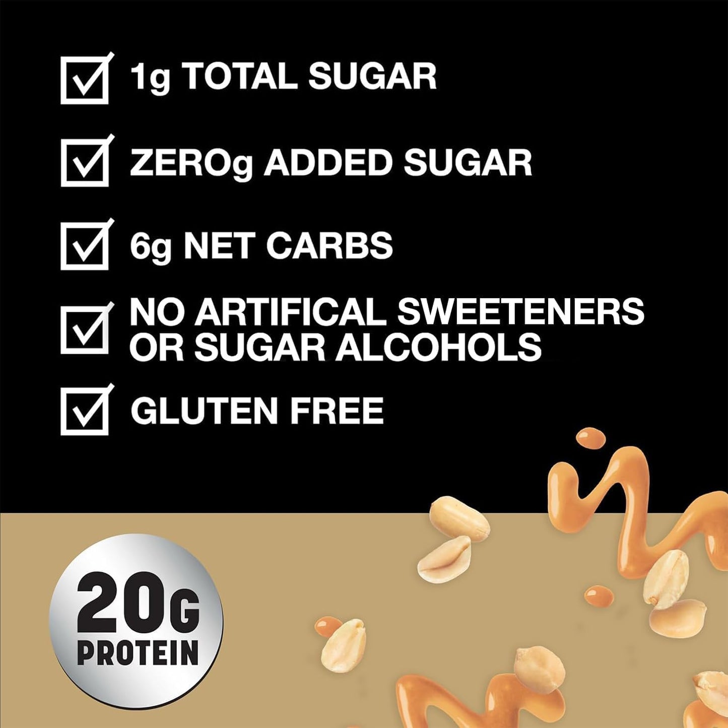 KIND Protein MAX Bars Variety Pack, Gluten Free, Low Sugar, High Fiber Snacks, Sweet &amp; Salty Caramel Peanut Crisp, Crispy Chocolate Peanut Butter, 20g Protein, 12 Count