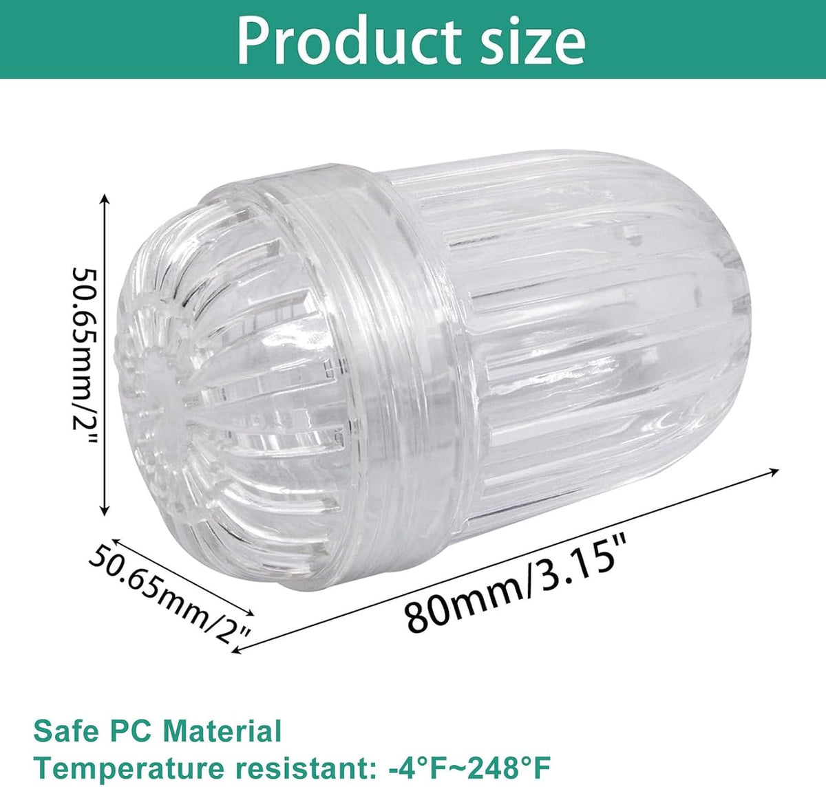 2Pcs Fruit Infuser Insert for Wide Mouth Water Bottles