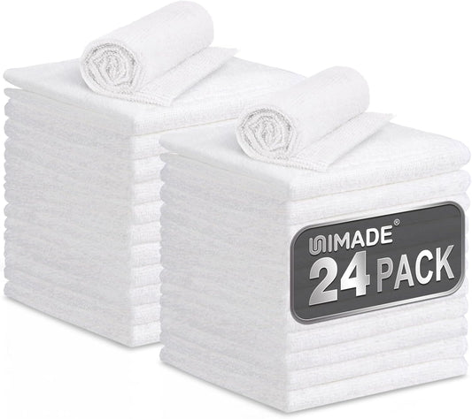 UNIMADE Microfiber Cleaning Cloth, 24 Pack Reusable Microfiber Towels
