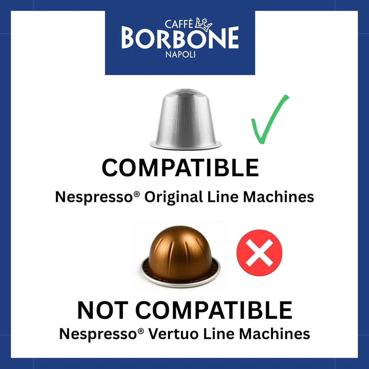 Caffè Borbone Variety Pack Aluminum Capsules Compatible with Nespresso Original Machines, Medium Roast, 90 Count