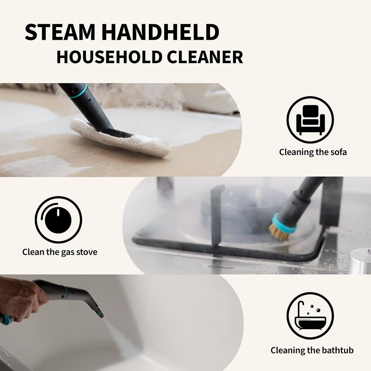 Heapsion Steam Cleaner