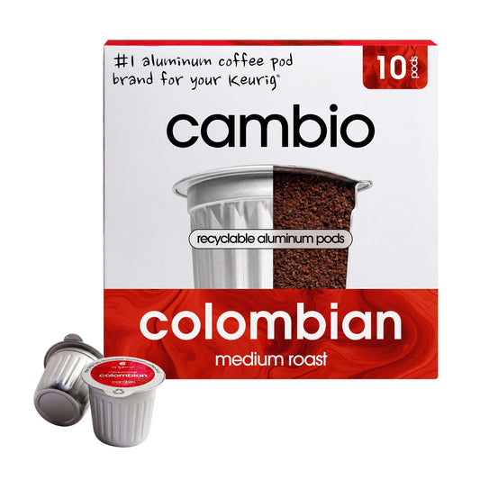 Cambio Roasters Medium Roast Coffee Pods - Recyclable Aluminum Pods, 10ct