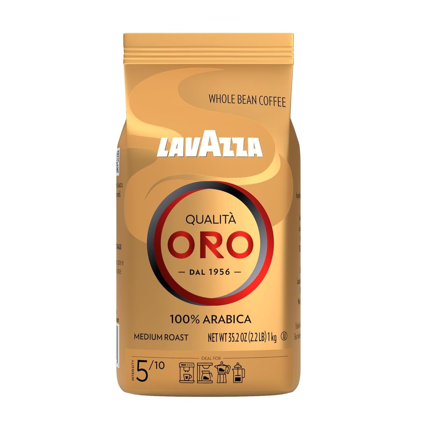 Lavazza Qualita Oro Italian Coffee Whole Beans 2lb Pack Of 2