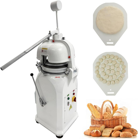 TECHTONGDA Dough Divider Rounder 36pcs Dough Ball Cutter Pizza Roll Ball Forming Machine Electric Dough Cutting and Rounding