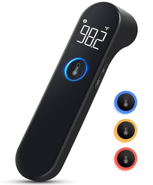 No-Touch Forehead Thermometer for Adults and Kids, Fast Accurate Baby Thermometer with Fever Alarm & Mute Mode - Take Quick