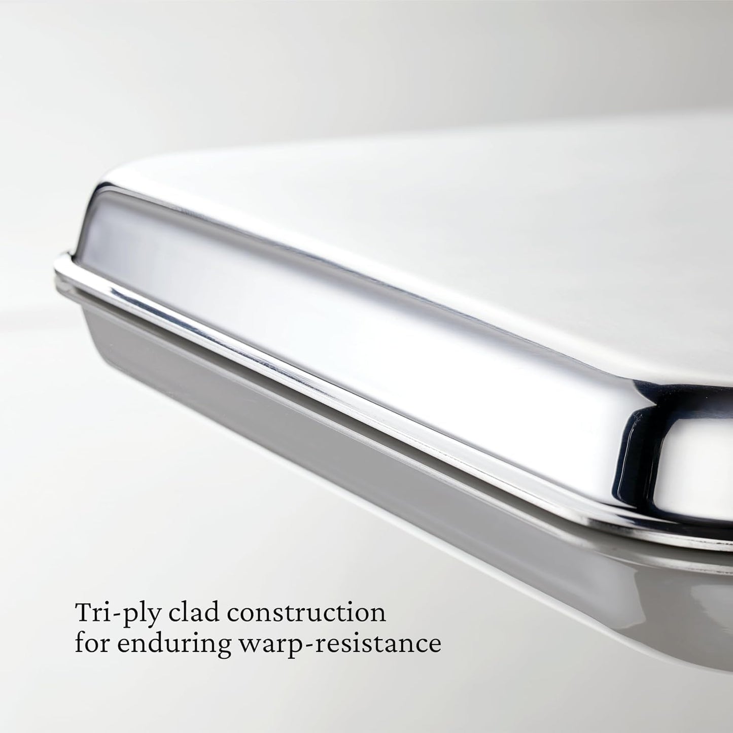 Hestan - OvenBond Collection - 13" x 18" Tri-Ply Clad Stainless Steel Half Sheet Pan