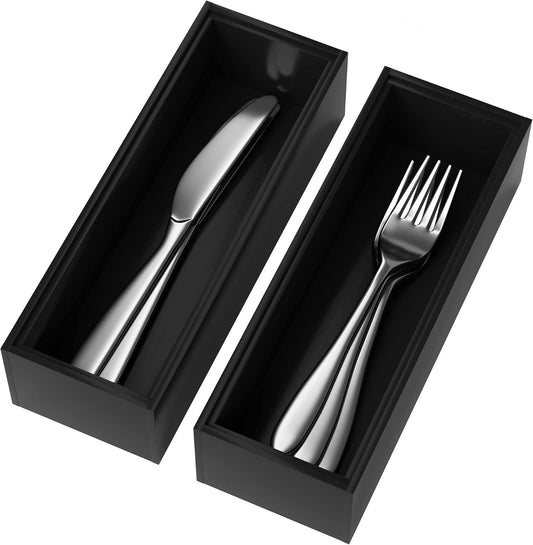 Lixple Bamboo Kitchen Drawer Organizer