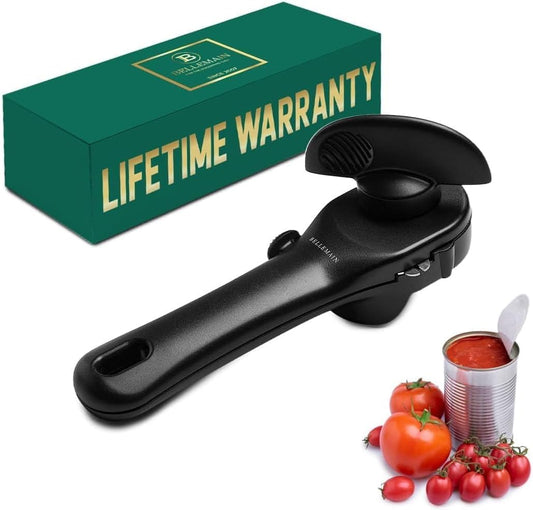 Bellemain Ergonomic Can Opener, Easy Safe-Cut for Seniors &amp; Restaurants