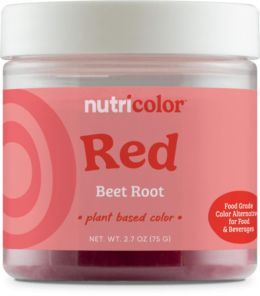 Nutricost Red Plant Based Food Coloring From Beet Root Powder (75 Servings) - Nutricolor Color Alternative For Food &