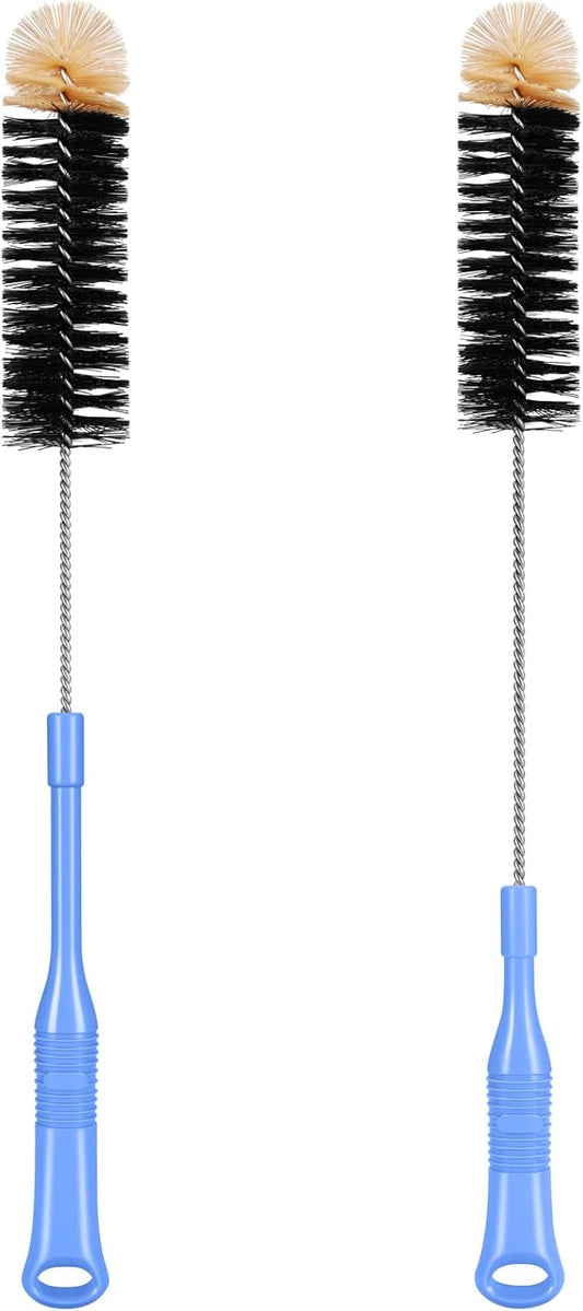 Bottle Cleaning Brush, 17 Inches Extra Long Handle Water Bottle Brush, Flexible Bendable Cleaner for Washing Narrow Neck