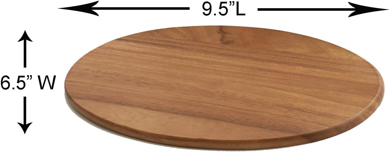 Woodard &amp; Charles 6 Acacia Wood Serving Boards w/Stand, 7 Pc, 10 Pack