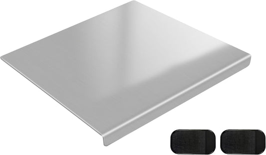 Stainless Steel Countertop Cutting Board with Lip,19.7 * 15.7 * 0.8 Inches