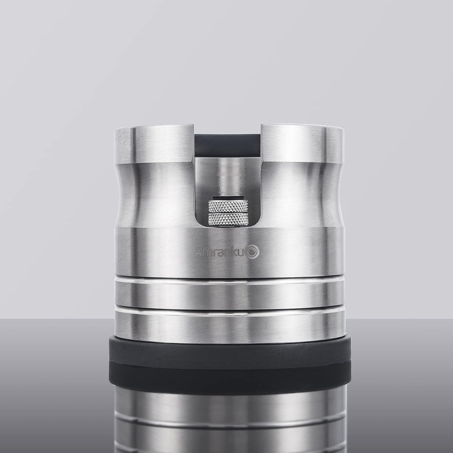 Portafilter Holder Crafted from Solid 304 Stainless Steel | Espresso Tamping Station with Stable and Efficient Puck Preparation | Non-Slip Base | Ideal for 54mm Espresso Machines Portafilter