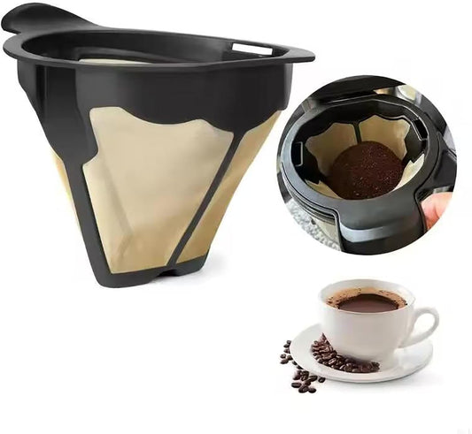 Replacement Parts Cone Reusable Coffee Permanent Filters Compatible with Ninja CM300, CP300, CP307, Coffee & Most