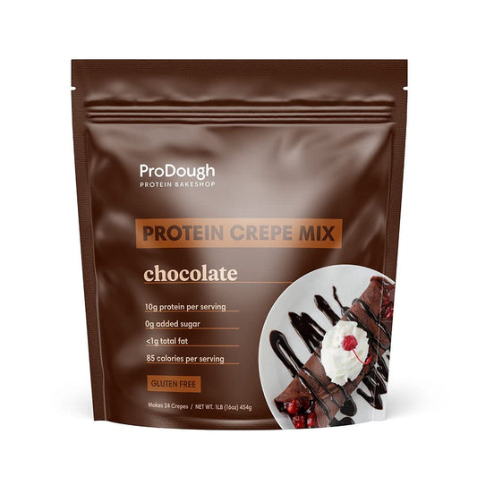 ProDough High Protein- Gluten Free French Crepe Mix, Low Carb, 8g of Protein per Serving, No Added Sugars, Keto Friendly,