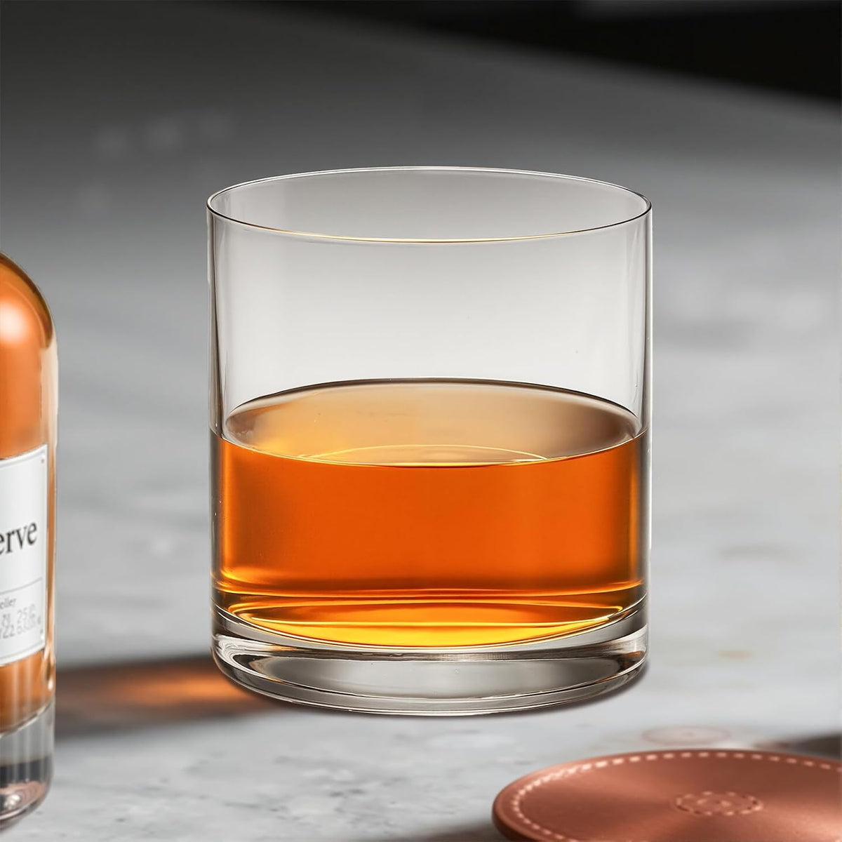 KAMMAK Shot Glasses Set of 2, Clear Espresso Shot Glass with Heavy Base | 410ml/13.8oz Clear Glass for Bar Restaurants Home, Small Whiskey Shot Glass for Vodka, Whiskey, Tequila, Spirits &amp; Liquors.