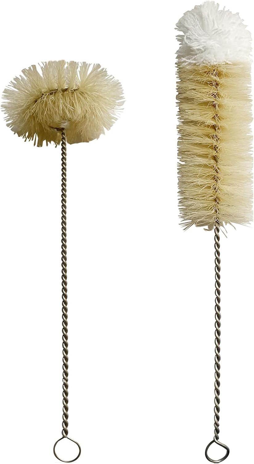 Bottle Brushes Thin Long Handle X 2