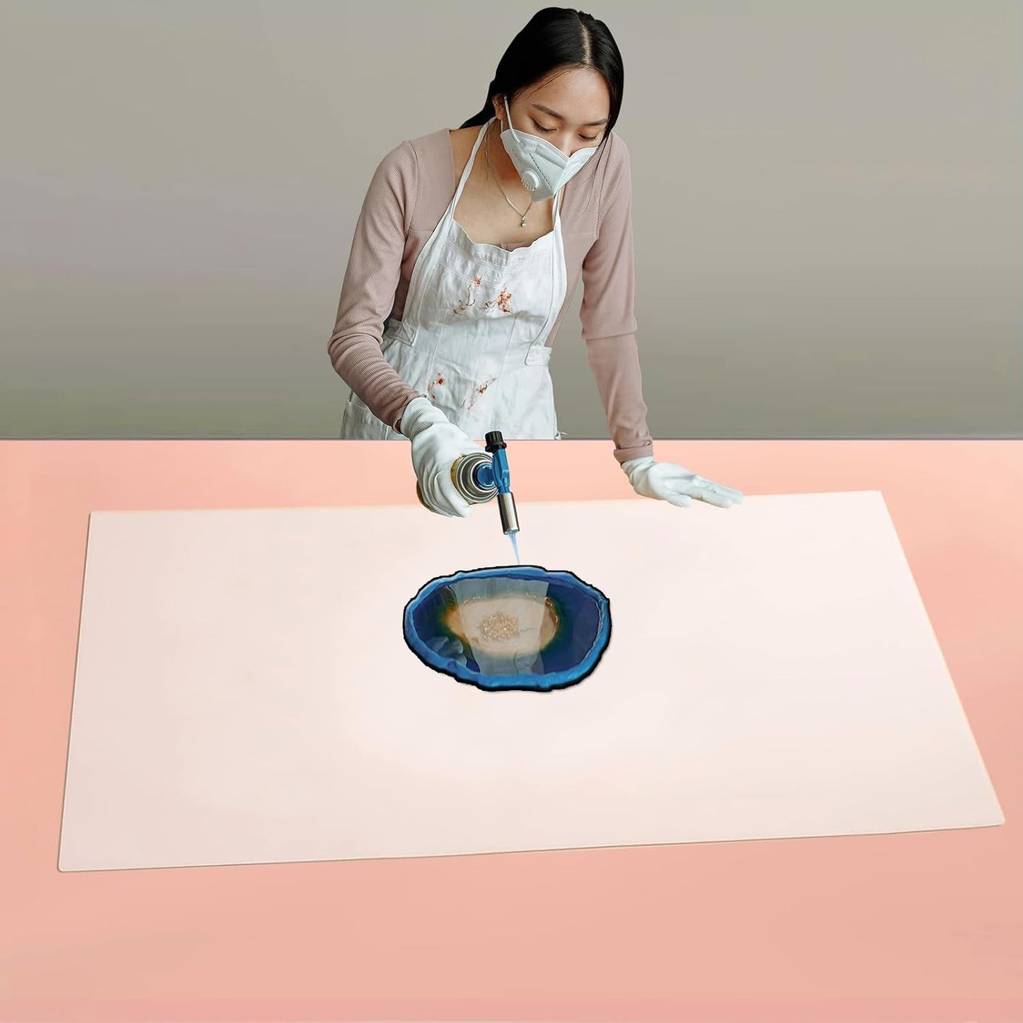 Silicone Mat - Non-Stick, Reusable &amp; Heat Resistant Up to 500°F, Fits Resin Crafts, Dishwasher Safe for Baking, Cookies, Pastry (36” x 24”)
