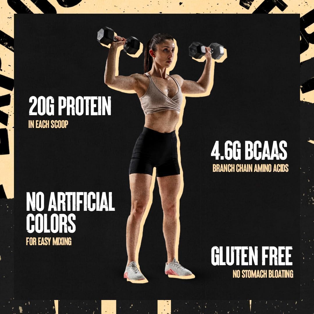 Animal 100% Whey Protein Powder, 20G High Protein | Cold Brew Coffee 1LB | Real Coffee Blend with 100mg Caffeine | Build Muscle &amp; Recover Faster | Low Carb, Low Sugar, Great Taste | Pre &amp; Post Workout