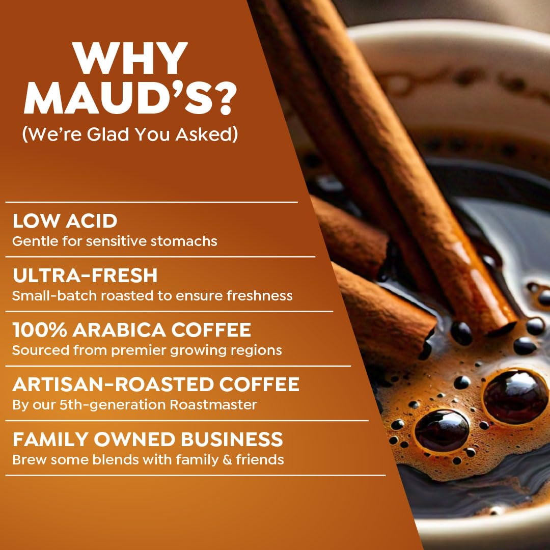 Maud's Cinnamon Roll Flavored Coffee Pods, 18ct