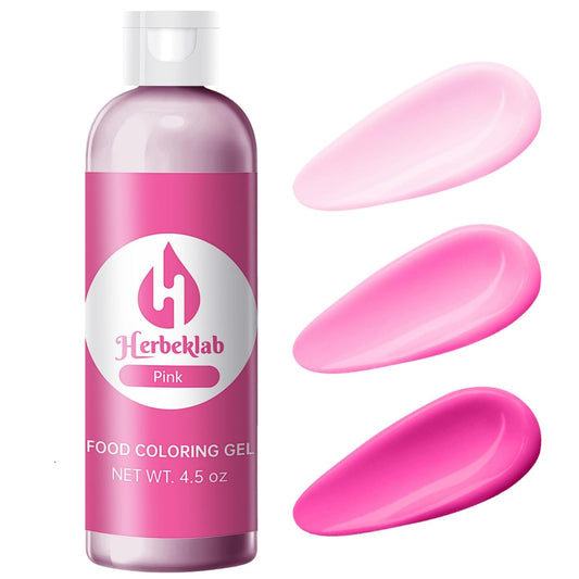 Pink Gel Food Coloring 4.5 oz Professional Grade Pink Food Dye Concentrated Gel Food Coloring for Icing Baking Cake