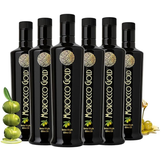 Morocco Gold New Harvest Extra Virgin Olive Oil Early Harvest – Cold Pressed – Polyphenol Rich 652mg/kg EVOO Fresh Harvest
