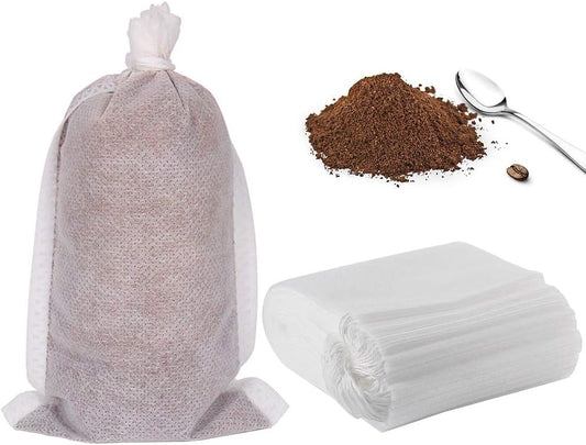 YQL Cold Brew Coffee Filter,50PCS 4x6 Inch No Mess Cold Brew Coffee Bags Disposable Mesh Brewing Bags Tea Filter Bag for