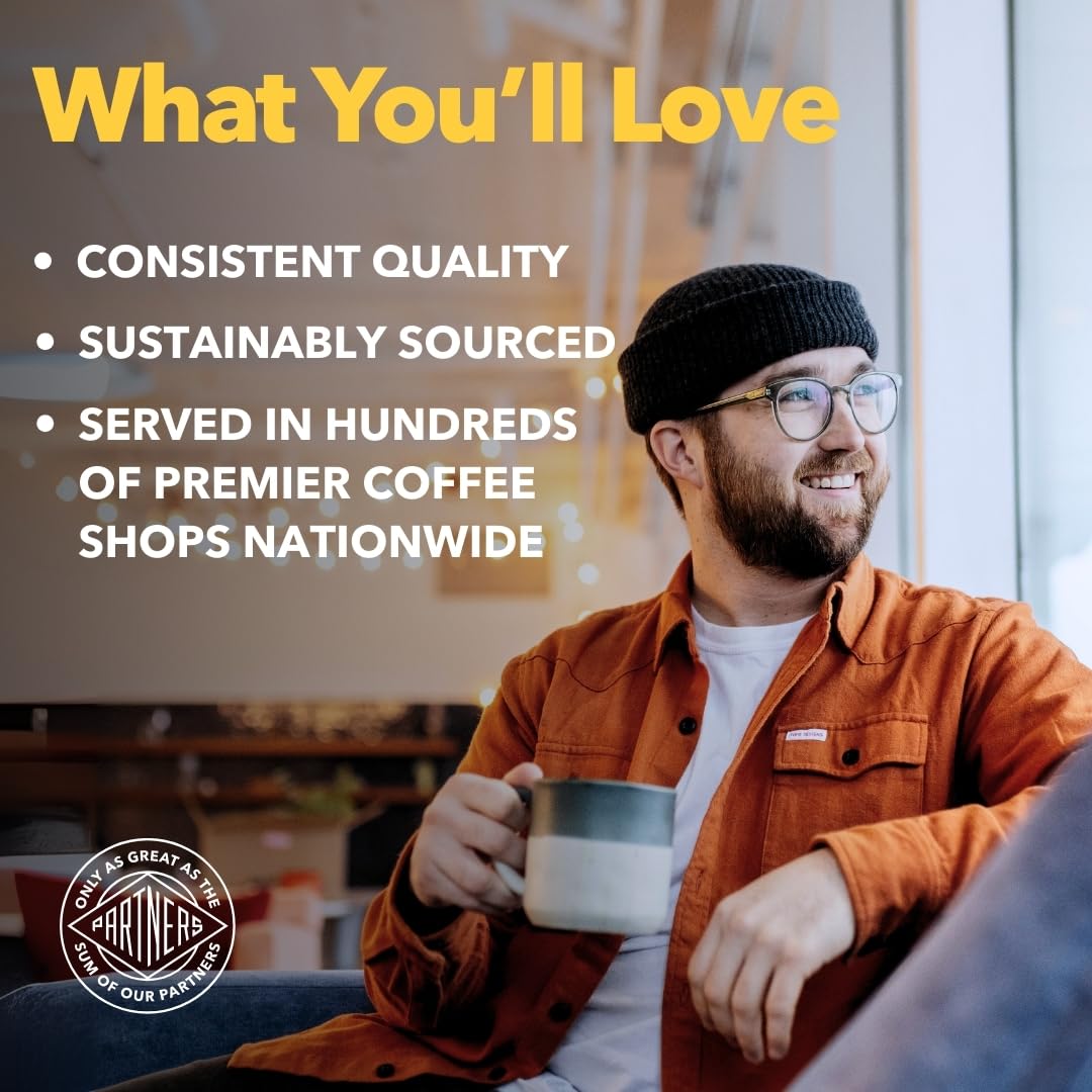 PARTNERS COFFEE ROASTERS - Whole Bean Coffee (El Ramo - Colombian, Light Roast) 12oz - Sweet Colombian Blend - Whole Coffee Beans - Lab Tested for Mycotoxins &amp; Heavy Metals - Hand Roasted in NYC