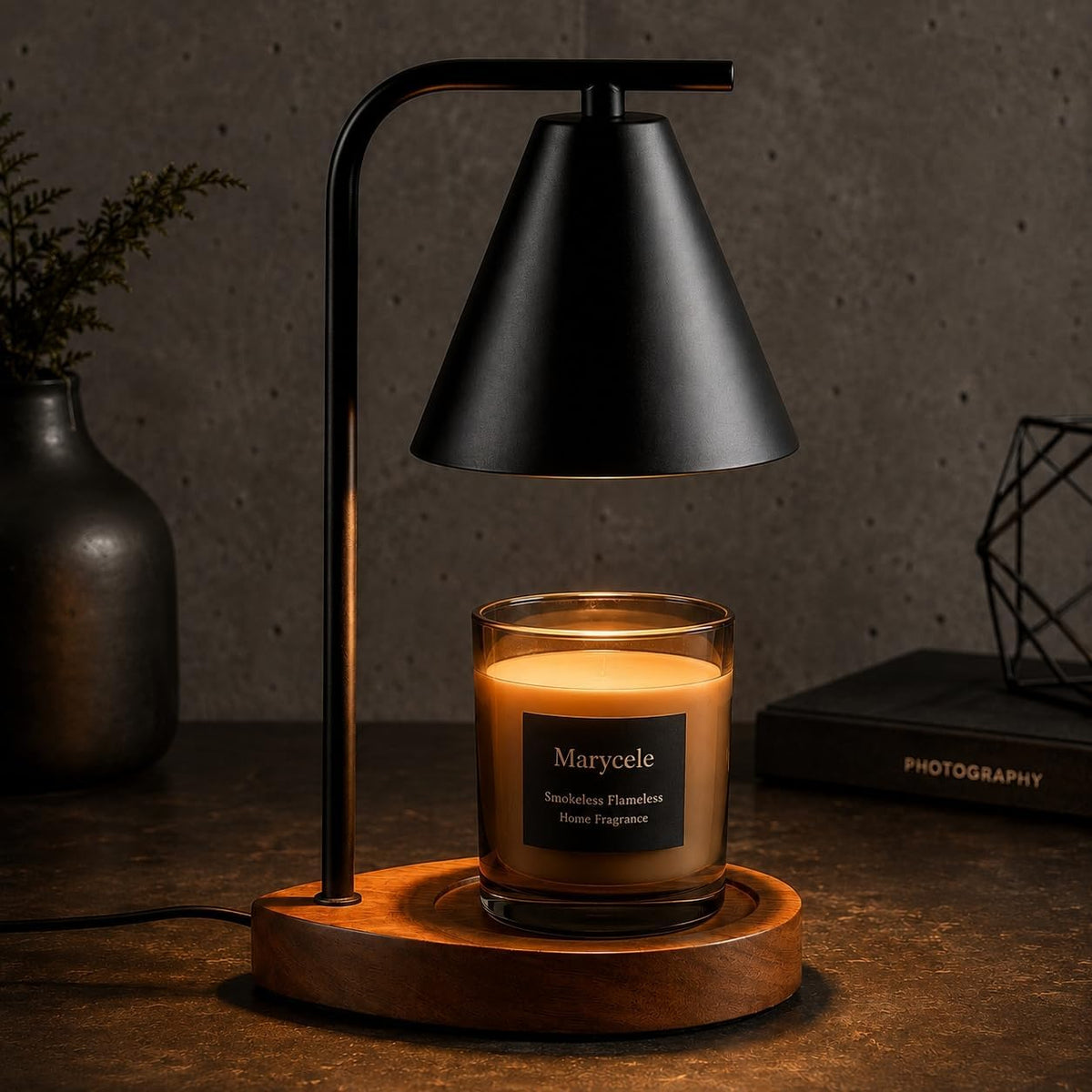 Marycele Candle Warmer Lamp with Timer, Electric Wax Lamp Gifts Home Decor