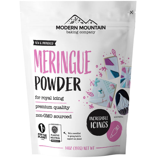Meringue Powder (14oz) For Royal Icing, Premium Quality, High Egg White Formula, Create Incredible Royal Icing or Frosting