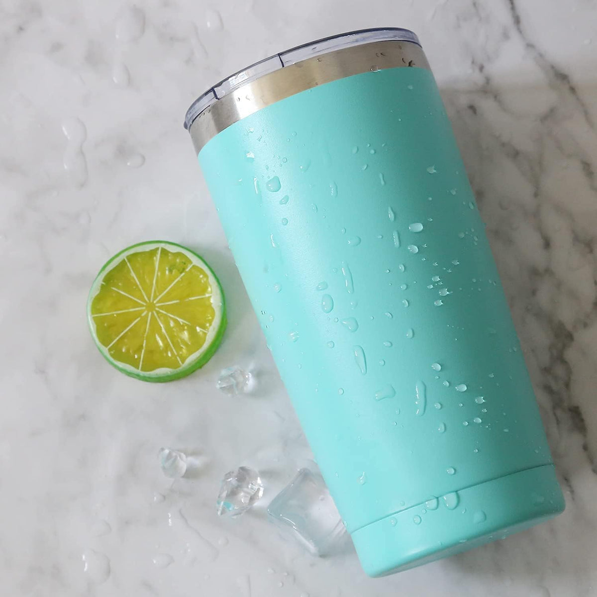 20oz Tumbler Vacuum Insulated Travel Mug with Lids, Stainless Steel Double Wall Bulk Cup for Home, Office, Outdoor Suitable for Vehicle Cup Holders