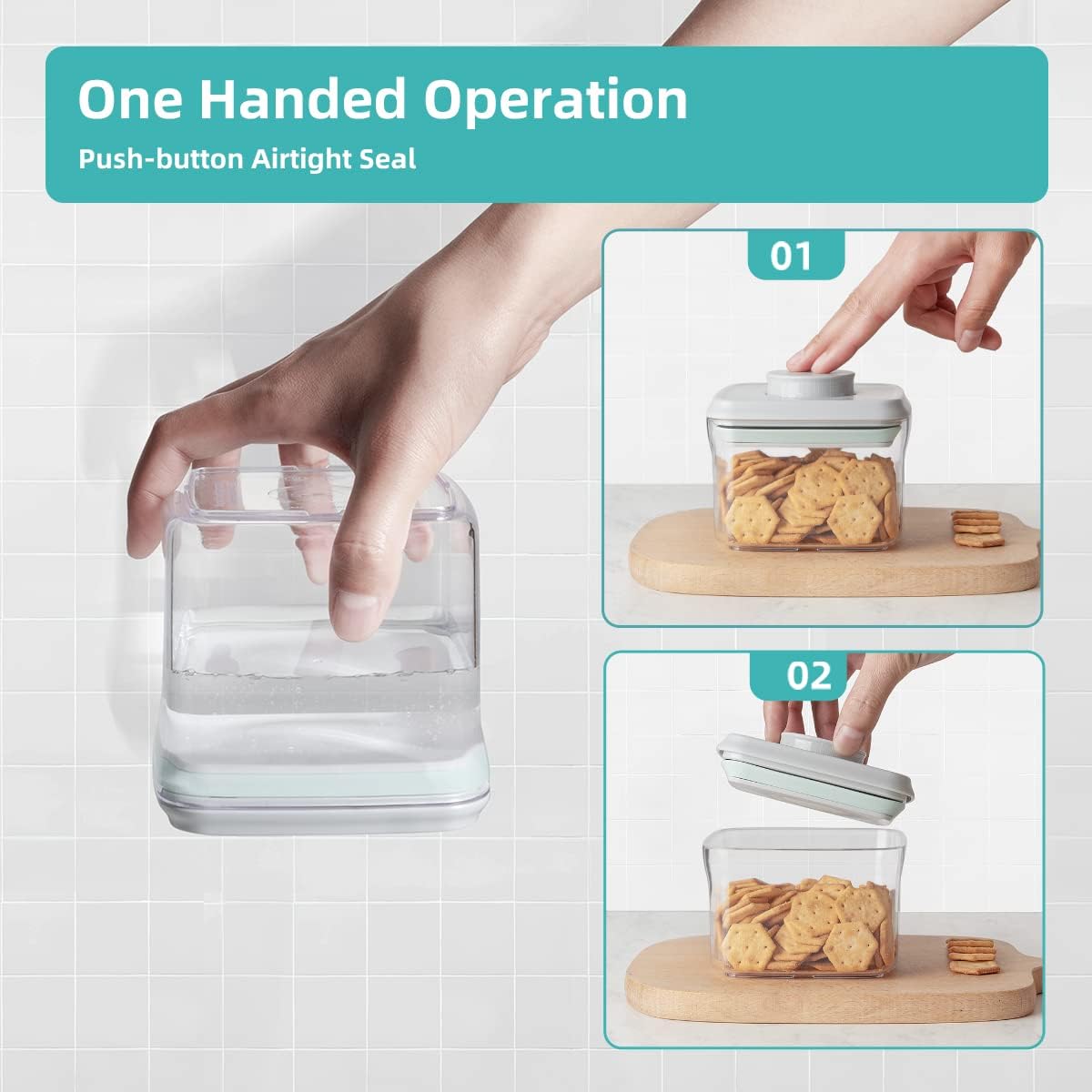 Overnight Oats Containers with Lids,14oz 400ml Set of 4 Meal Prep Container, Airtight Leakproof Reusable Food Storage Containers,Pop-Top Lids Bowl for Leftovers,Glass-like Clarity Tritan Material
