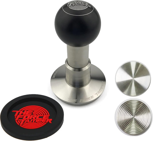 53.50mm Extend Set Ball-Black Matte AL Handle Coffee Tamper | Automatic Impact Adjustable Constant Pressure and Auto-leveling five sizes and eight combination sets are available